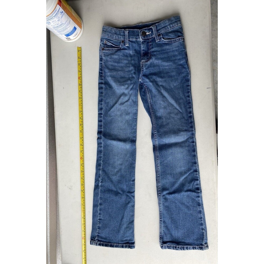 Wrangler Nicole Western Boot Cut Jeans Size 8 Regular Denim Adjustable Waist